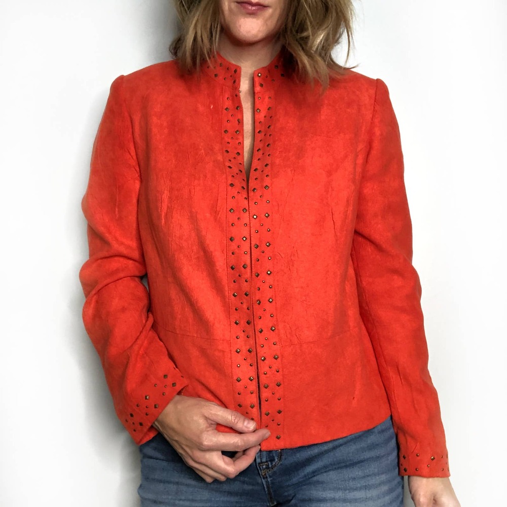 Faux Suede Jacket